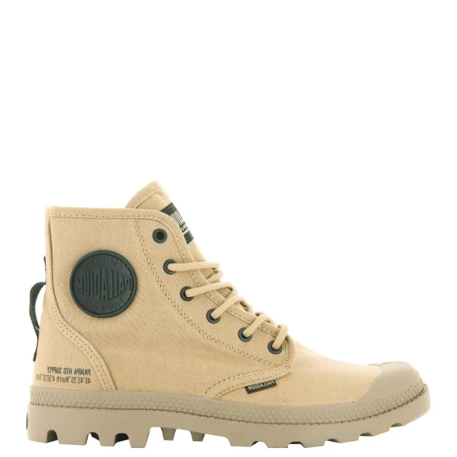 Discount Buty Palladium PAMPA HI HTG SUPPLY beżowy 77356-227 Damskie Trampki
