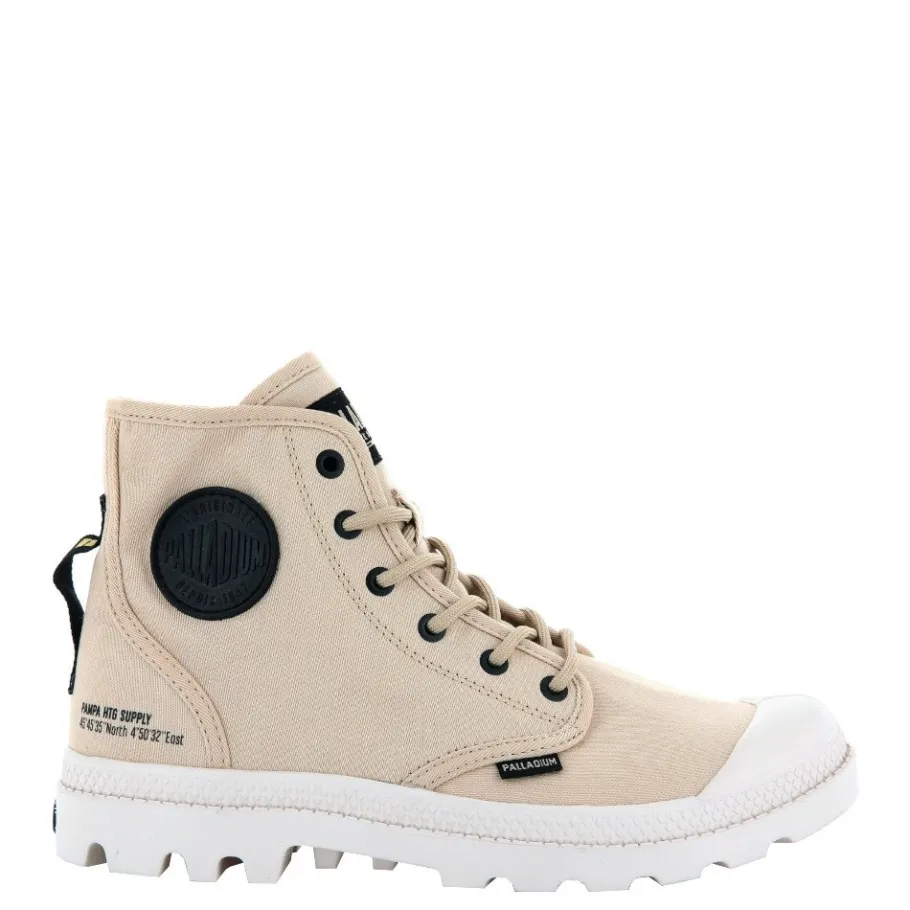 Outlet Buty Palladium PAMPA HI HTG SUPPLY beżowy 77356-274 Damskie Trampki
