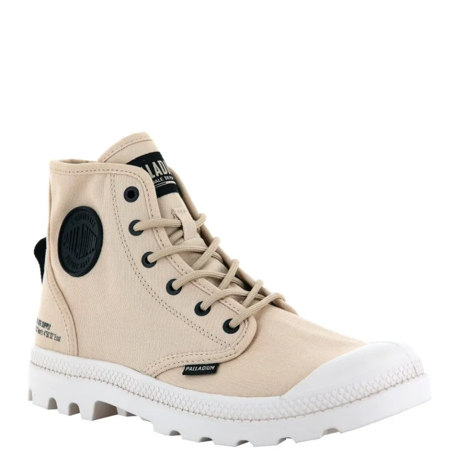 Outlet Buty Palladium PAMPA HI HTG SUPPLY beżowy 77356-274 Damskie Trampki