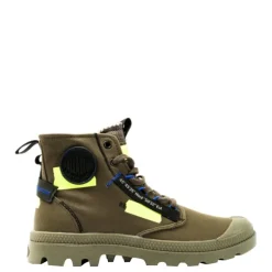 Best Buty Palladium PAMPA HI RE-CRAFT zielony 77220-309 Męskie Trampki