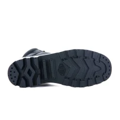 Discount Buty Palladium PAMPA SC WPN U-S skórzane czarny 77235-010 Wodoodporne Damskie Trapery|Trapery