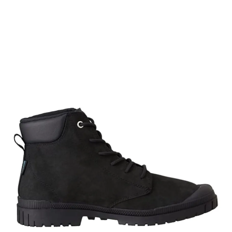 New Buty Palladium PAMPA SP20 CUFF LEATHER skórzane czarny77891-008 WATERPROOF Damskie Trampki|Trampki