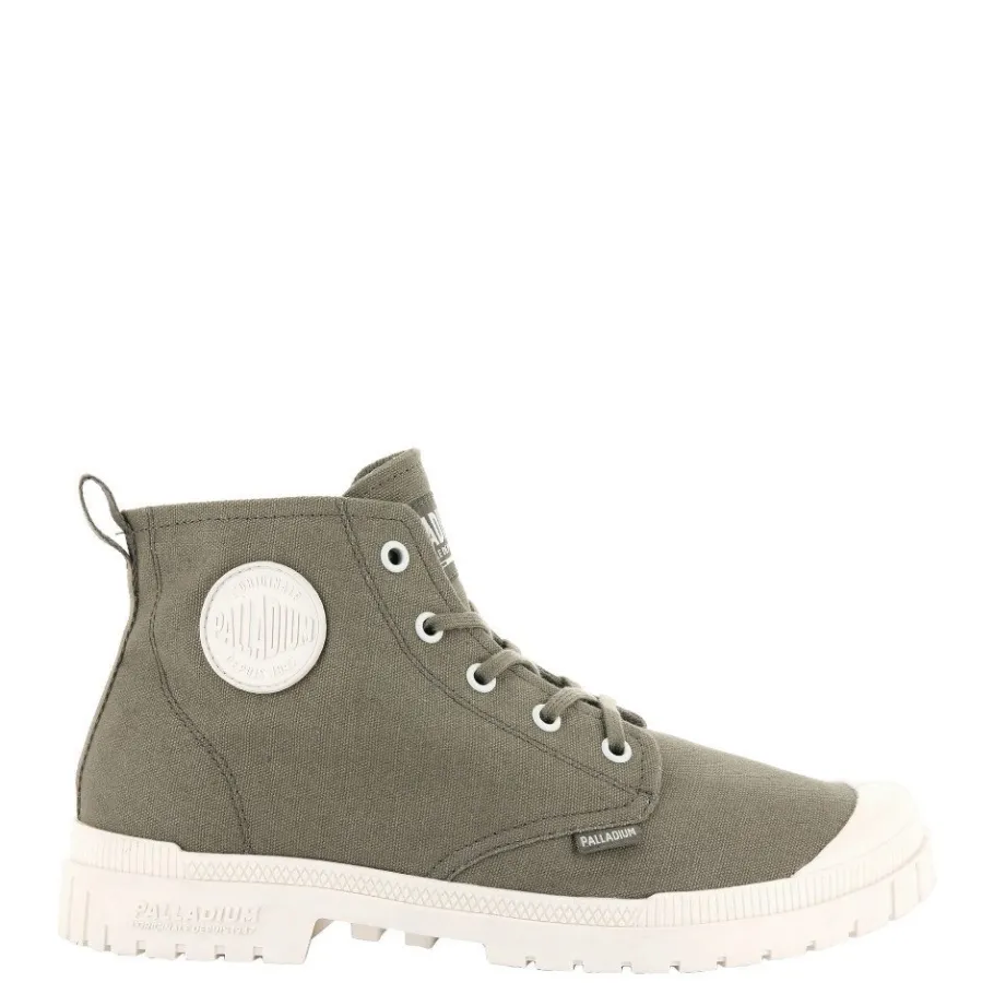 Sale Buty Palladium PAMPA SP20 HI CANVAS zielony 76838-258 Damskie Vegan|Vegan