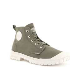 Sale Buty Palladium PAMPA SP20 HI CANVAS zielony 76838-258 Damskie Vegan|Vegan