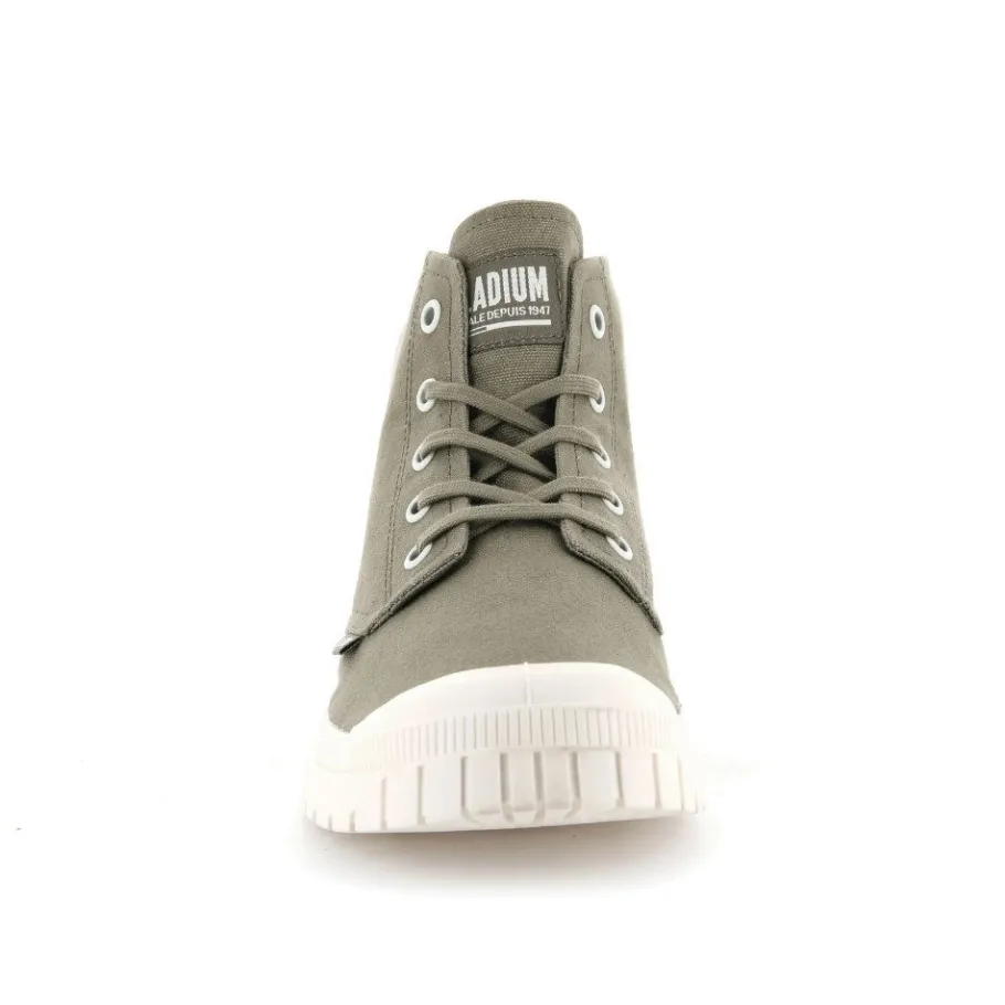 Sale Buty Palladium PAMPA SP20 HI CANVAS zielony 76838-258 Damskie Vegan|Vegan