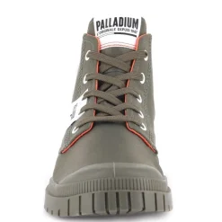 Hot Buty Palladium PAMPA SP20 OVERLAB zielony 77371-325 Męskie Trampki