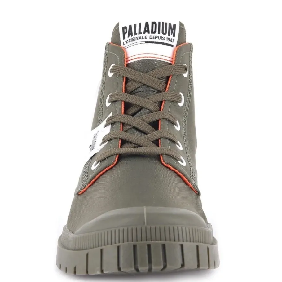 Hot Buty Palladium PAMPA SP20 OVERLAB zielony 77371-325 Męskie Trampki