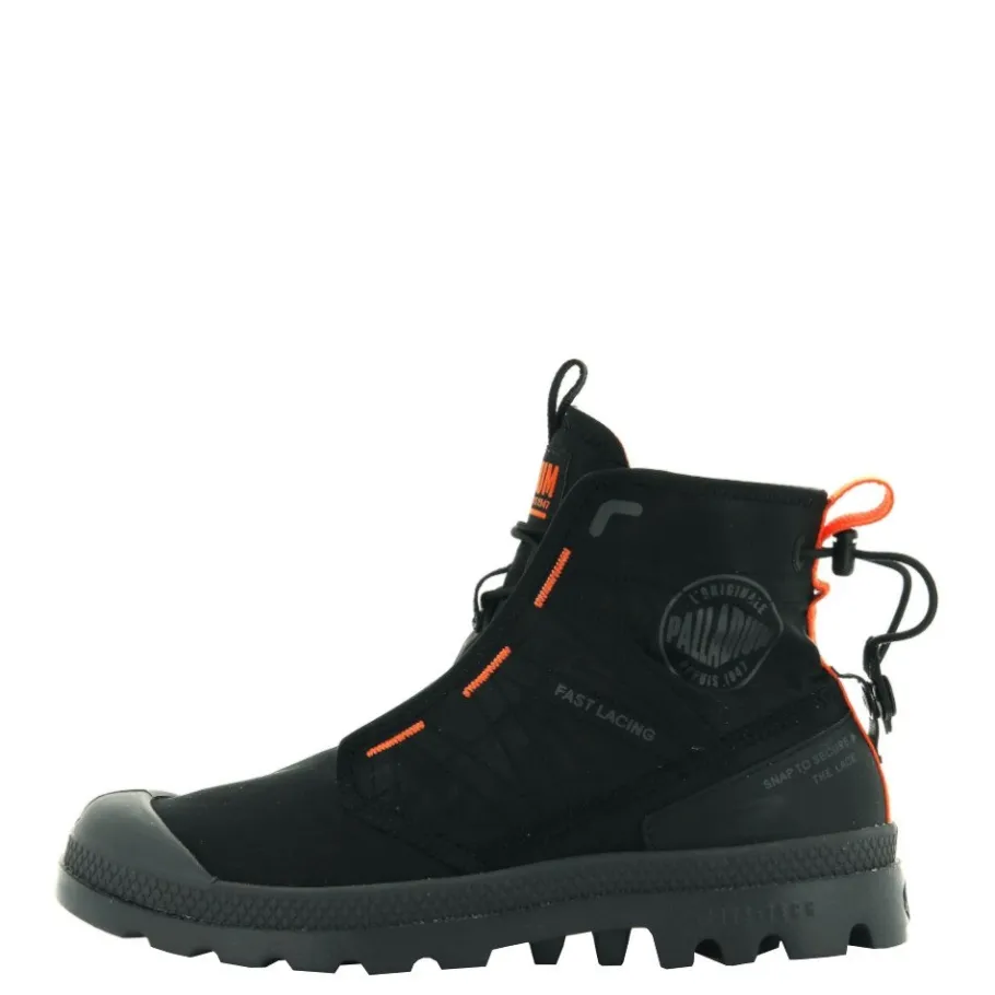 Best Buty Palladium PAMPA TRAVEL LITE czarny 77039-008 Damskie Trampki|Trampki