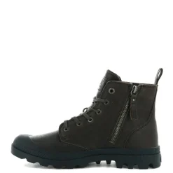 Sale Buty Palladium PAMPA ZIP LEATHER ESS skórzane brązowy 76888-248 Damskie Trampki|Trampki