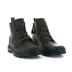 Sale Buty Palladium PAMPA ZIP LEATHER ESS skórzane brązowy 76888-248 Damskie Trampki|Trampki