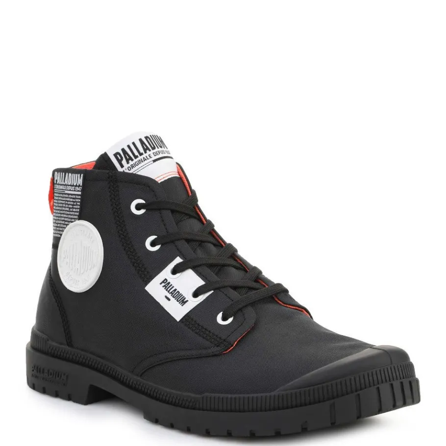 Clearance Buty Palladium SP20 OVERLAB czarny 77371-001 Męskie Trampki