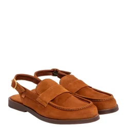 Outlet Buty z odkrytą piętą El Naturalista N5872 ARENISCA skórzane brązowy Damskie Półbuty