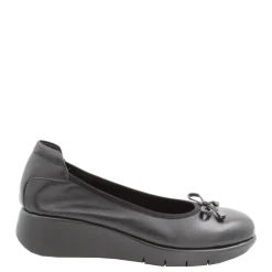 Clearance Czółenka damskie Flex&Go SAVER SHOES skórzane czarny Damskie Czółenka|Balerinki
