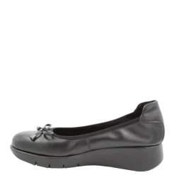 Clearance Czółenka damskie Flex&Go SAVER SHOES skórzane czarny Damskie Czółenka|Balerinki