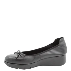 Clearance Czółenka damskie Flex&Go SAVER SHOES skórzane czarny Damskie Czółenka|Balerinki
