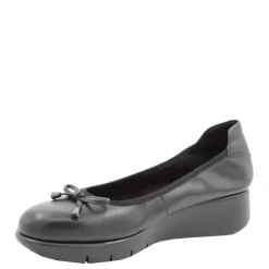 Clearance Czółenka damskie Flex&Go SAVER SHOES skórzane czarny Damskie Czółenka|Balerinki