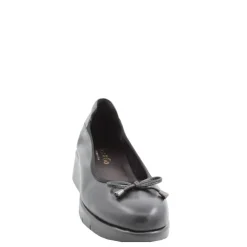 Clearance Czółenka damskie Flex&Go SAVER SHOES skórzane czarny Damskie Czółenka|Balerinki