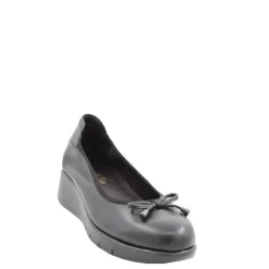 Clearance Czółenka damskie Flex&Go SAVER SHOES skórzane czarny Damskie Czółenka|Balerinki