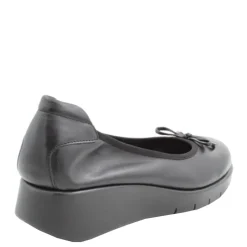 Clearance Czółenka damskie Flex&Go SAVER SHOES skórzane czarny Damskie Czółenka|Balerinki
