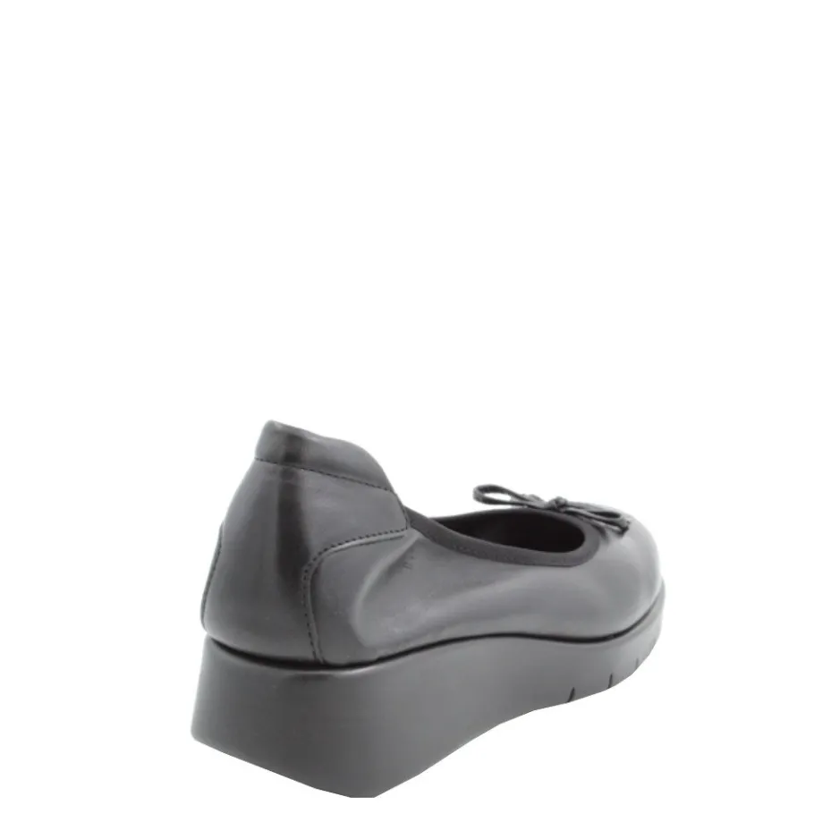 Clearance Czółenka damskie Flex&Go SAVER SHOES skórzane czarny Damskie Czółenka|Balerinki