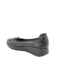 Clearance Czółenka damskie Flex&Go SAVER SHOES skórzane czarny Damskie Czółenka|Balerinki