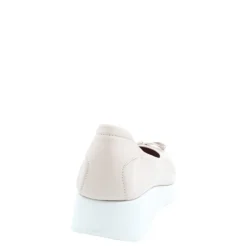 Sale Czółenka damskie Flex&Go SAVER SHOES skórzane beżowy Damskie Czółenka|Balerinki
