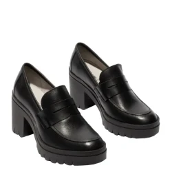 Outlet Czółenka damskie Fly London TOKY 803 skórzane czarny P144803011 Damskie Czółenka|Półbuty