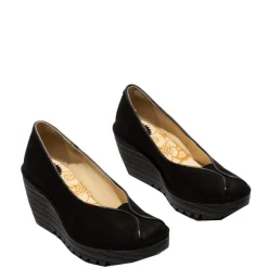 Clearance Czółenka damskie Fly London YEIF 566 skórzane czarny P501566001 Damskie Czółenka