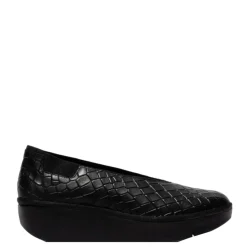 Outlet Czółenka damskie Fly London JURY 470 skórzane czarny P501470004 Damskie Czółenka