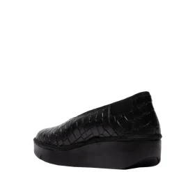 Outlet Czółenka damskie Fly London JURY 470 skórzane czarny P501470004 Damskie Czółenka
