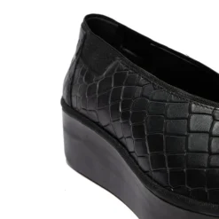 Outlet Czółenka damskie Fly London JURY 470 skórzane czarny P501470004 Damskie Czółenka