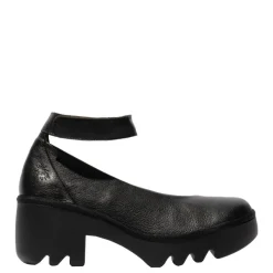 Online Czółenka damskie Fly London TIRY 497 skórzane czarny P501497000 Damskie Czółenka
