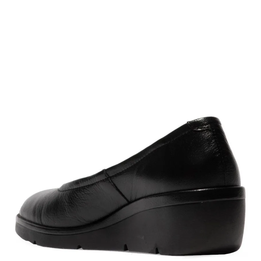 Outlet Czółenka damskie Fly London NUMA 570 skórzane czarny P601570004 Damskie Czółenka|Półbuty