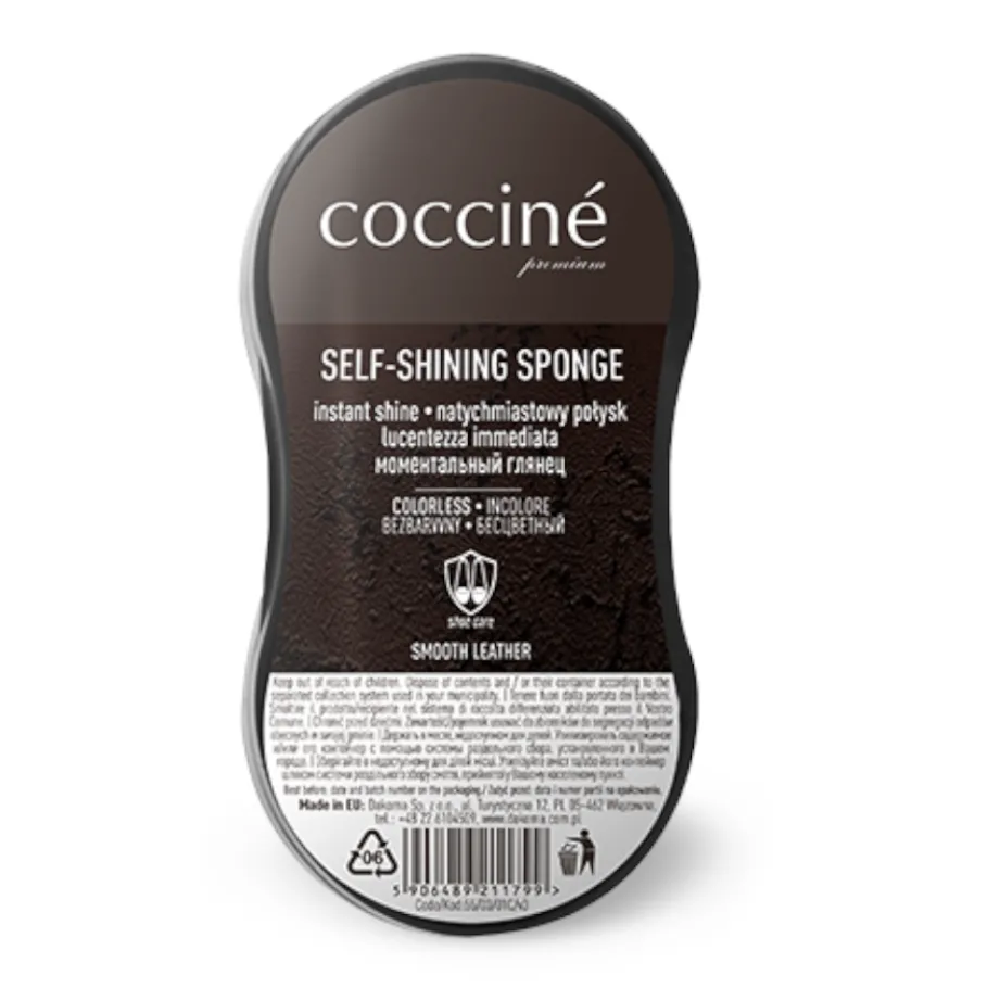 New Gąbka ze środkiem nabłyszczającym SELF-SHINNING SPONGE Coccine Akcesoria|Do Pielęgnacji
