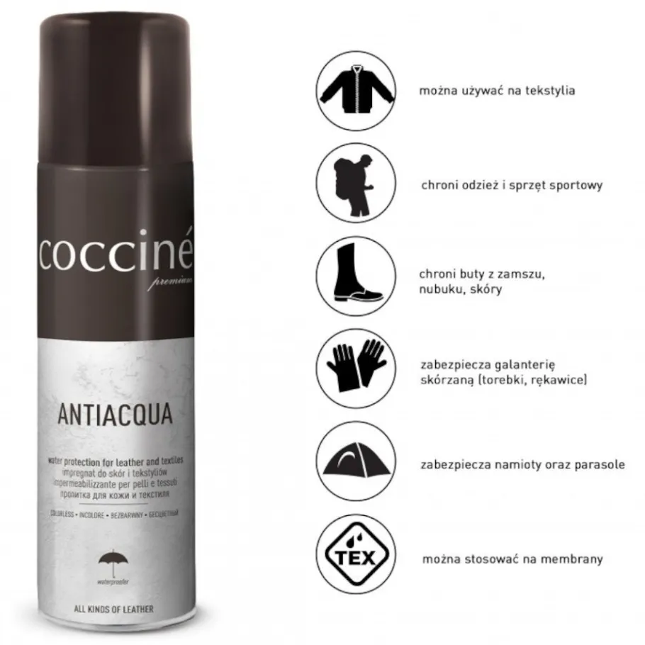 Online Impregnat Coccine ANTIACQUA (250 ml) Akcesoria|Do Pielęgnacji