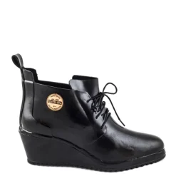 Sale Kalosze Nokian LACE UP SHOE Black Ocieplane Damskie Kalosze