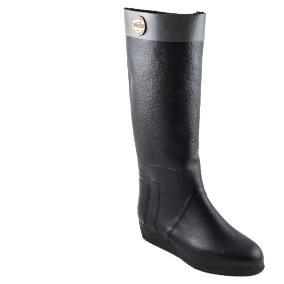 Sale Kalosze Nokian LOOSE LEG WARM Black Ocieplane Damskie Kalosze