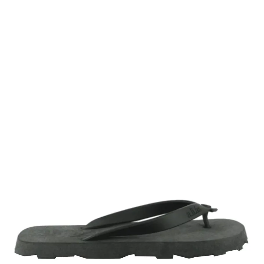 Clearance Klapki Alias Flos Black 2008004 Damskie Klapki