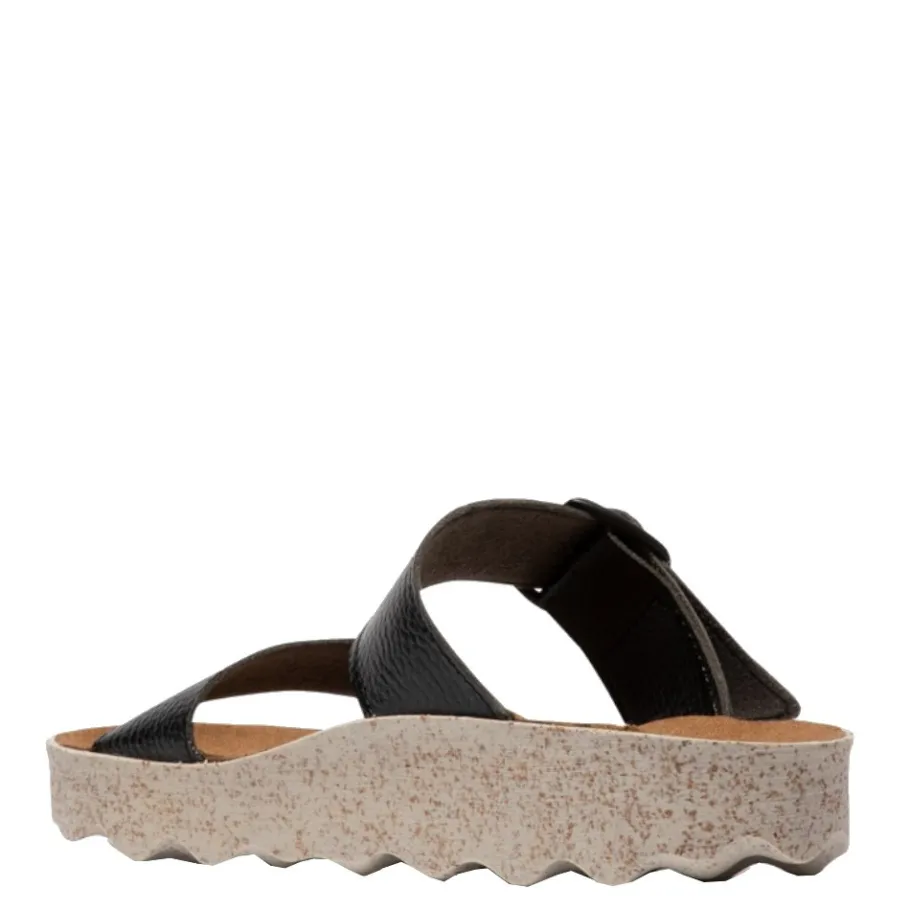 New Klapki damskie Asportuguesas COLY L czarny P018225005 Damskie Klapki