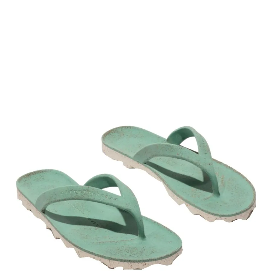 Clearance Klapki damskie Asportuguesas EARTH L zielony P018289009 Damskie Klapki