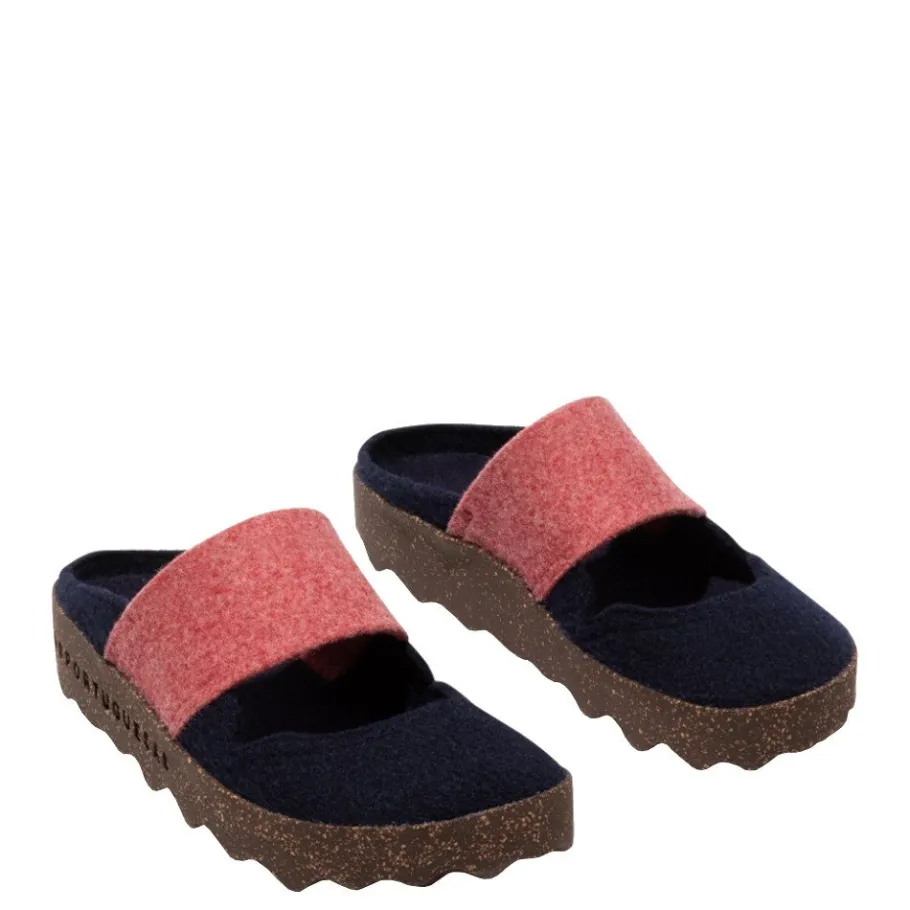 New Klapki damskie Asportuguesas CANU L multikolor P018185007 Damskie Klapki