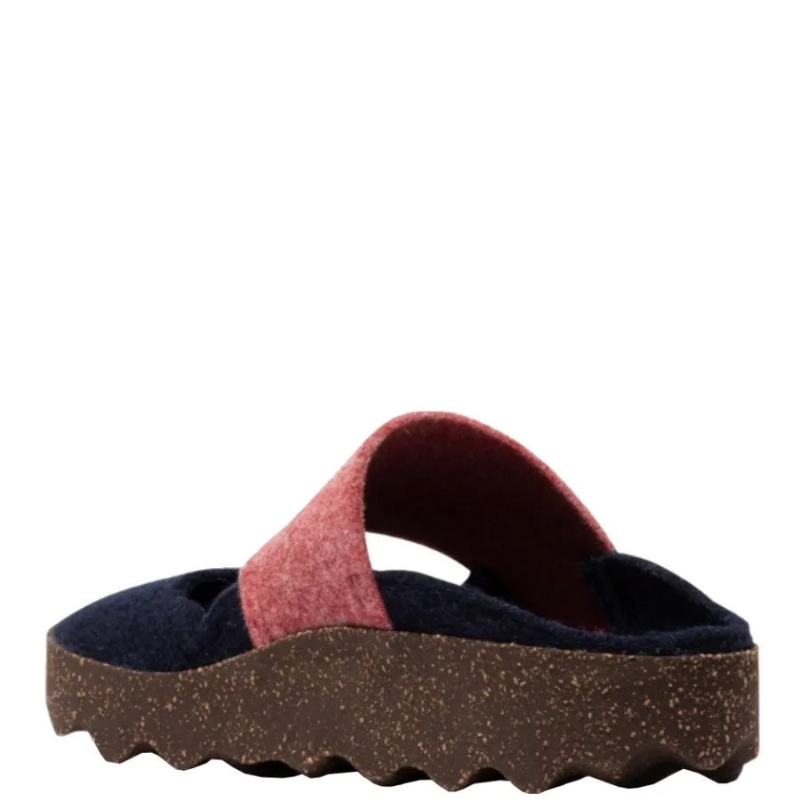 New Klapki damskie Asportuguesas CANU L multikolor P018185007 Damskie Klapki