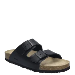Outlet Klapki damskie Josef Seibel HERMINE 01 skórzane czarny 64301 354 100 Damskie Klapki