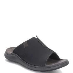 Sale Klapki męskie Josef Seibel MAVERICK 03 skórzane czarny 27103 66 100 Damskie Klapki