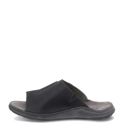 Sale Klapki męskie Josef Seibel MAVERICK 03 skórzane czarny 27103 66 100 Damskie Klapki