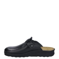 New Klapki męskie Josef Seibel METZ 265 skórzane czarny 22002 289 100 Męskie Klapki