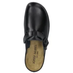 New Klapki męskie Josef Seibel METZ 265 skórzane czarny 22002 289 100 Męskie Klapki