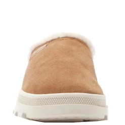 Online Klapki Palladium PALLADUNE MULE WARM skórzane brązowy 74337-252 Damskie Klapki