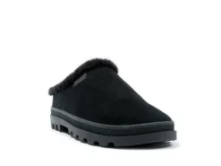 Clearance Klapki Palladium PALLADUNE MULE WARM skórzane czarny 74337-008 Damskie Półbuty