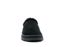 Clearance Klapki Palladium PALLADUNE MULE WARM skórzane czarny 74337-008 Damskie Półbuty